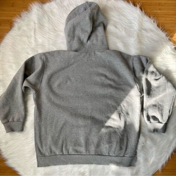 Everlane Heather Gray Hoodie Sweater Side Slit Size S - Picture 10 of 13